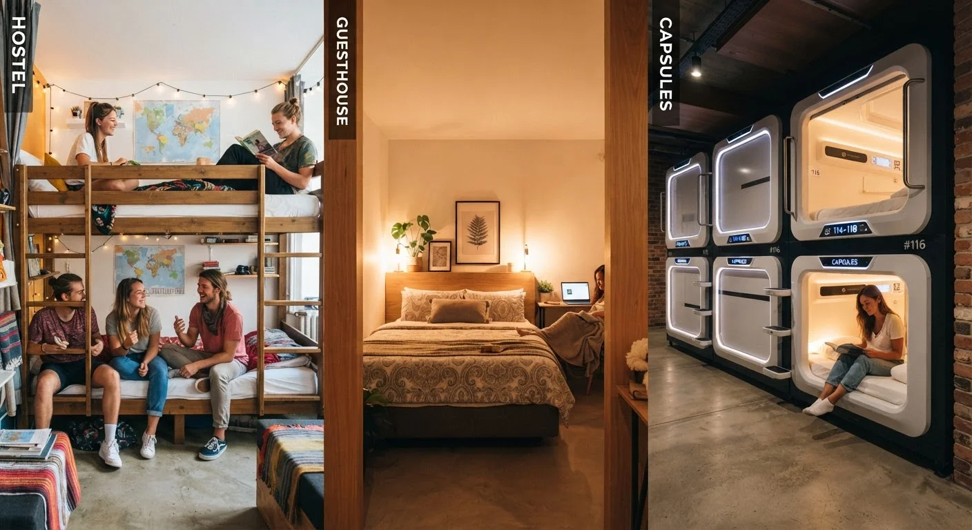 Hostels, Guesthouses, and Capsule Hotels: Choosing Affordable Accommodation That Fits You