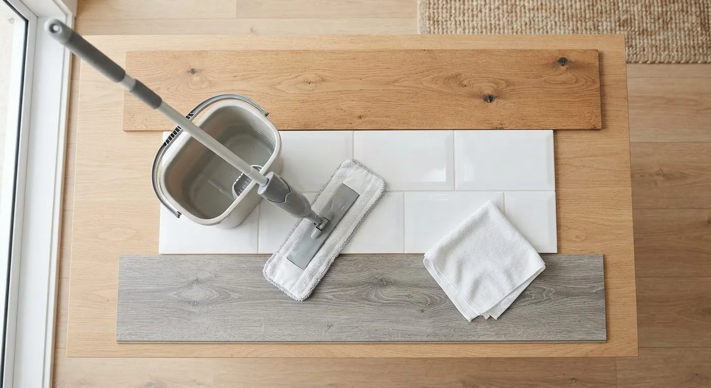 Looking After Timber, Tile, and Laminate: What Each Floor Type Actually Needs