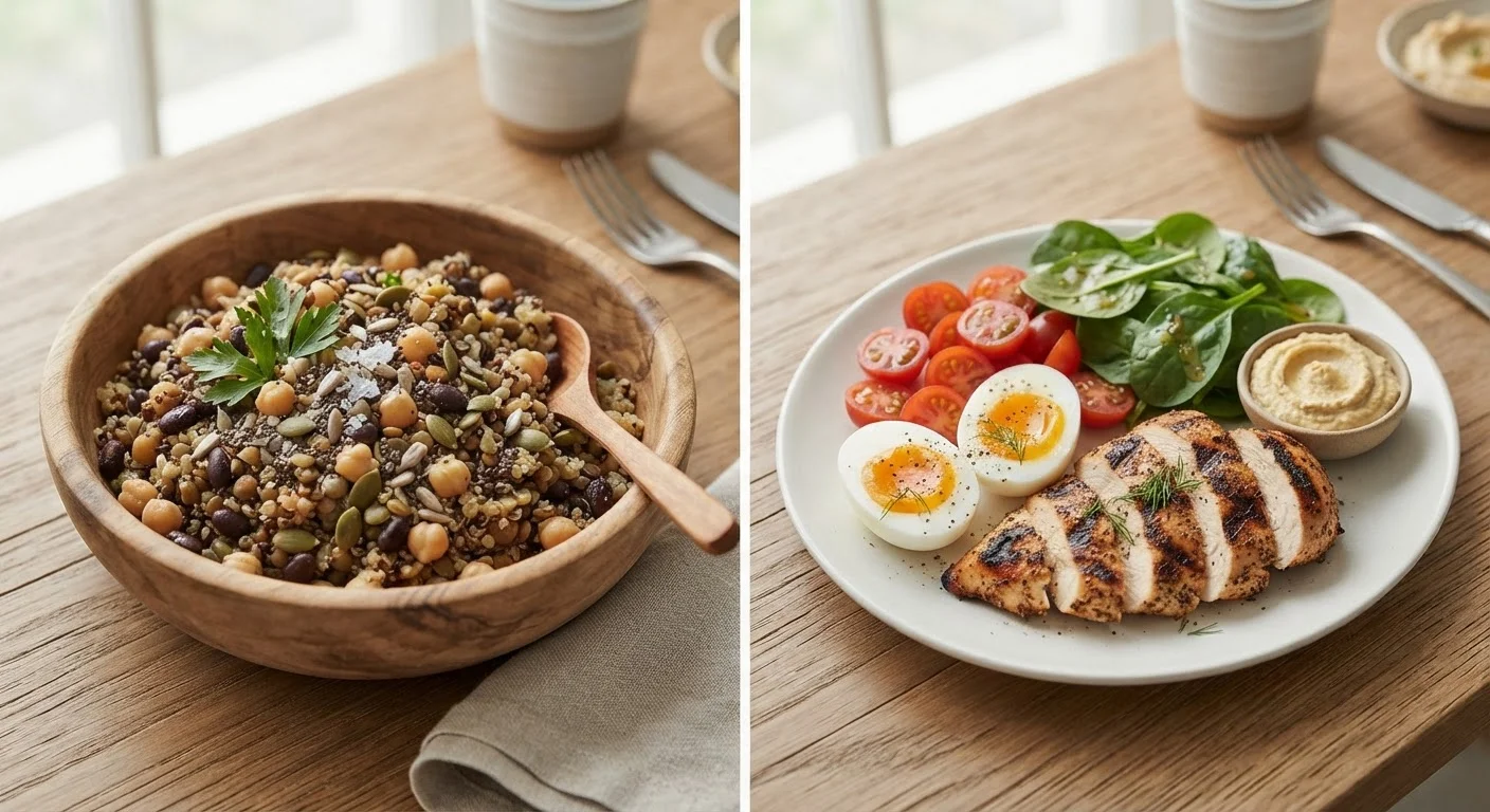 Plant-Based Protein vs. Animal Protein: Weighing the Nutritional Differences