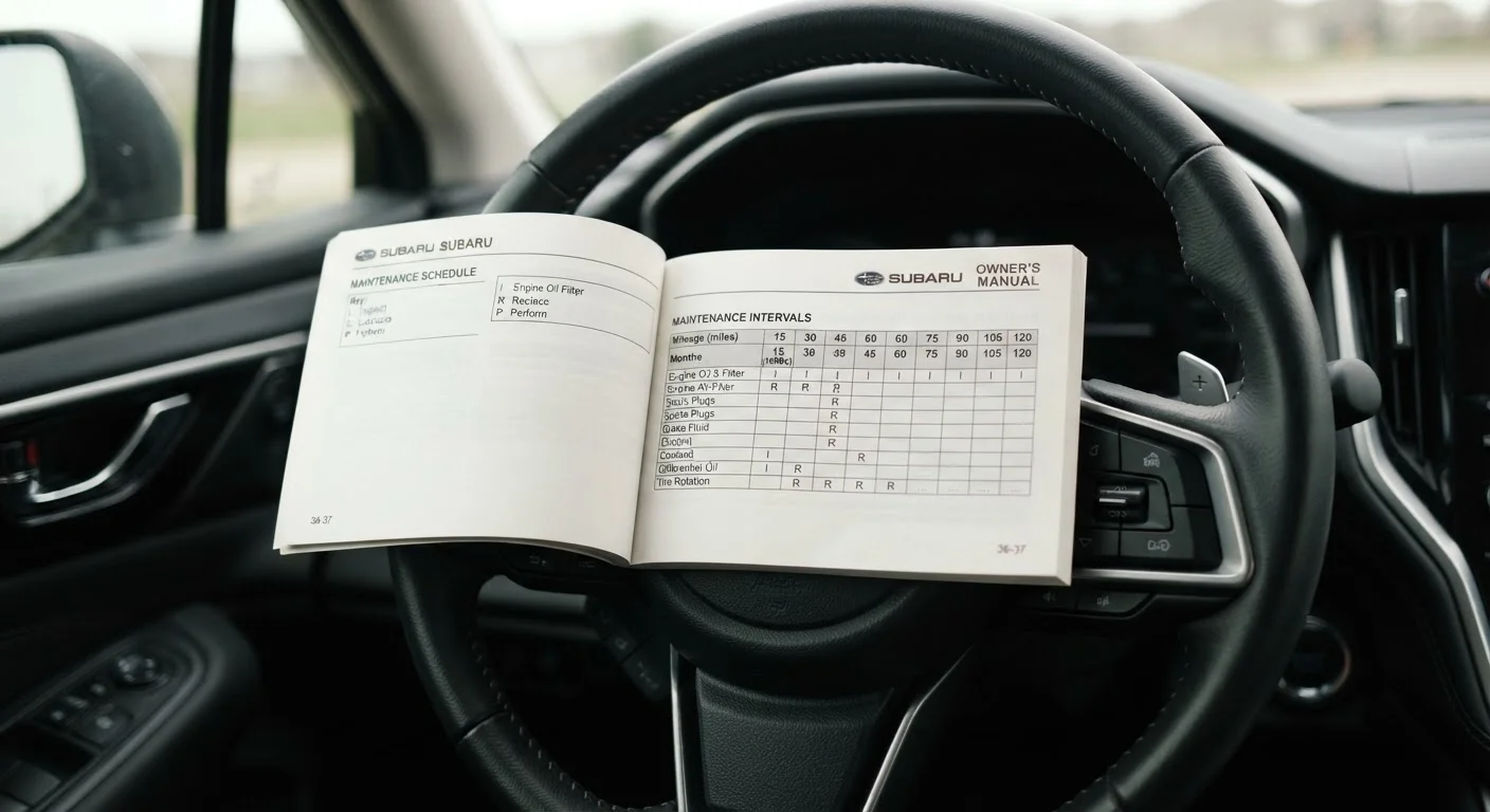 Reading Your Car's Service Schedule Without Feeling Lost
